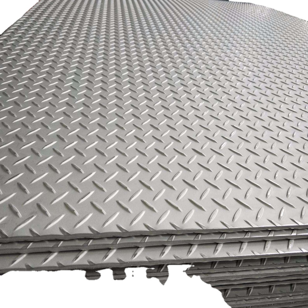 Hot Rolled Galvanized Steel Plate Steel Carbon Checkered Sheet Factory Supply Low Price