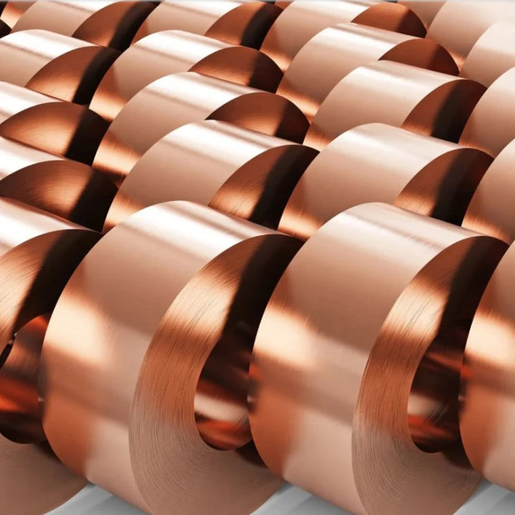Best Selling Copper Coil Low Customized Width 99.99% Pure Copper Tape Copper Coil