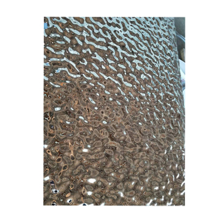 201 304 316 Price Wall Panels Water Ripple Hammered Color Decorative Stainless Steel Sheet for Sale Stainless Steel Plate