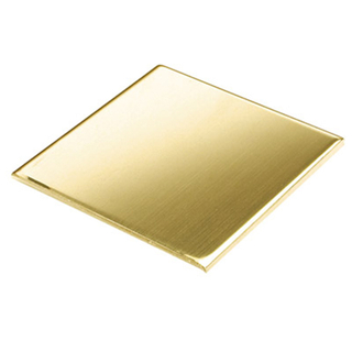 ASTM C2600 C2800 CuZn37 Brass Sheet / Brass Plate Customized Good Quality 