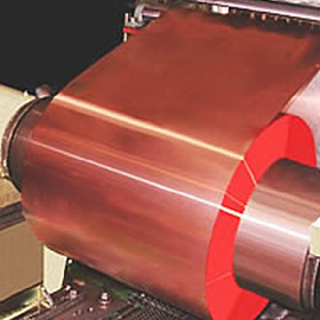 Low Price Export High Quality 99.99% C11000 Copper Coil/electronic Copper Foil Factory Supply